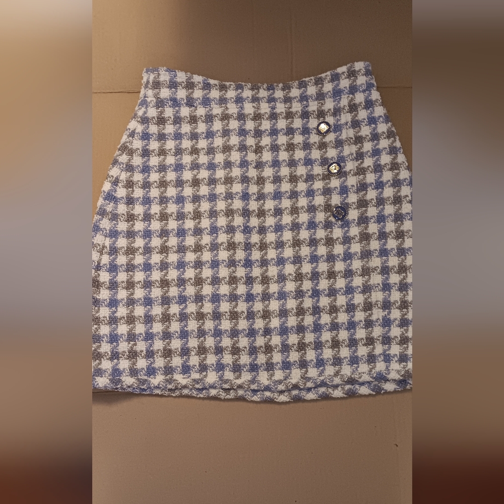Sandro Paris, Tweed Skirt, Old Money, Size 2